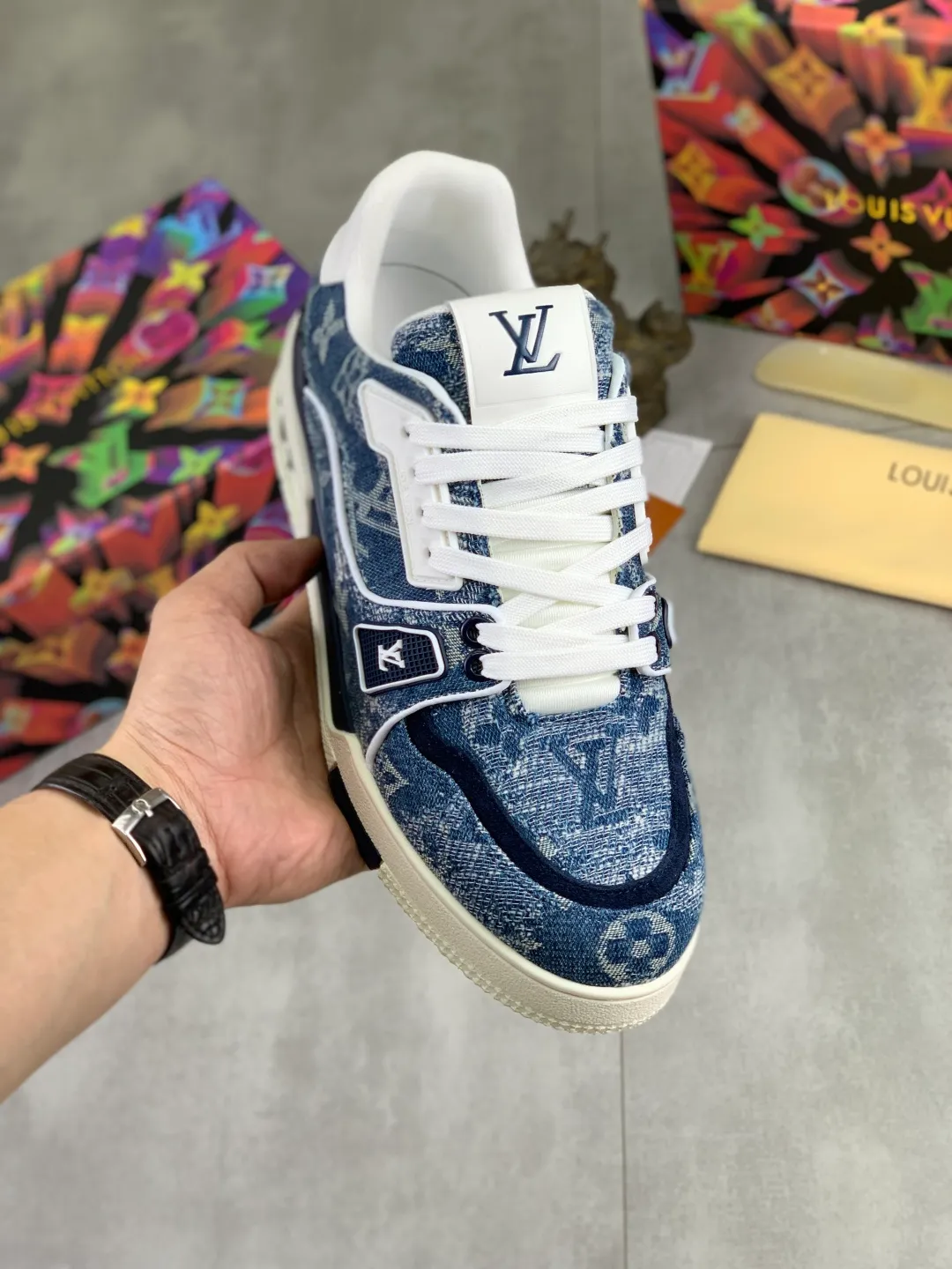 Men's men's shoes 💰P542 new style 💶[LOUIS VUITTON] (original order) new style 🍀LV Louis Vuitton *——LV classic trendy shoes! Made of imported original cowhide and water-dyed cowhide lining. The latest original wear-resistant rubber combination outsole! High quality products! Multiple colors available, code number: 38-46